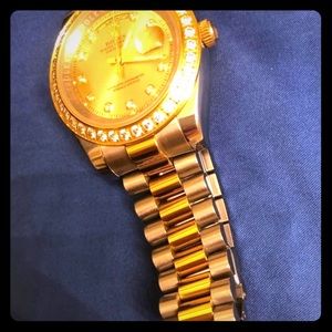 Rolex 41m yellow gold/stainless steel Presidential